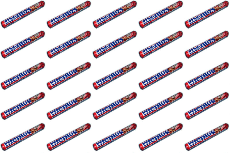 25 x Mentos Cola Chewy Dragees Rolls