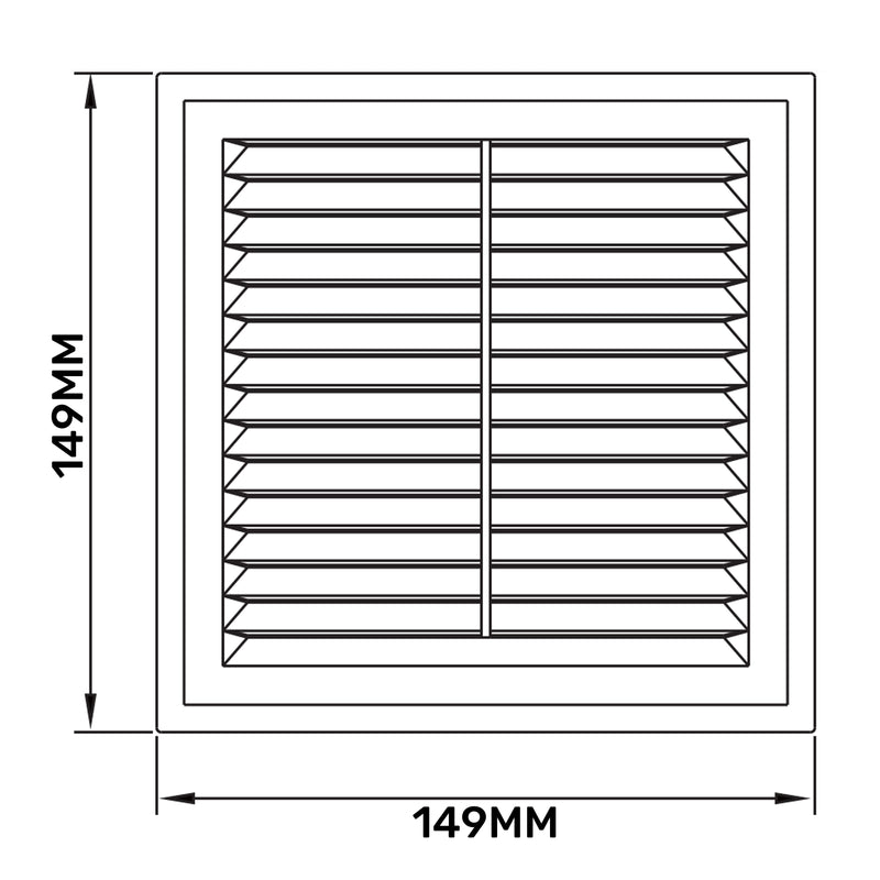 Louvre Vent D/150RW Classic 150mm