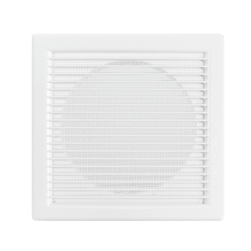 Louvre Vent White DL/150 RW LUX With Fly Mesh