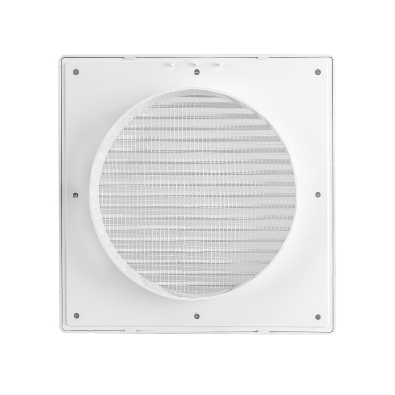Louvre Vent White DL/150 RW LUX With Fly Mesh