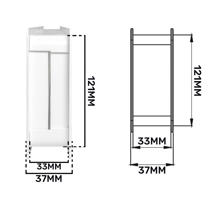Door Louvre Vent KD 90mm—445mm