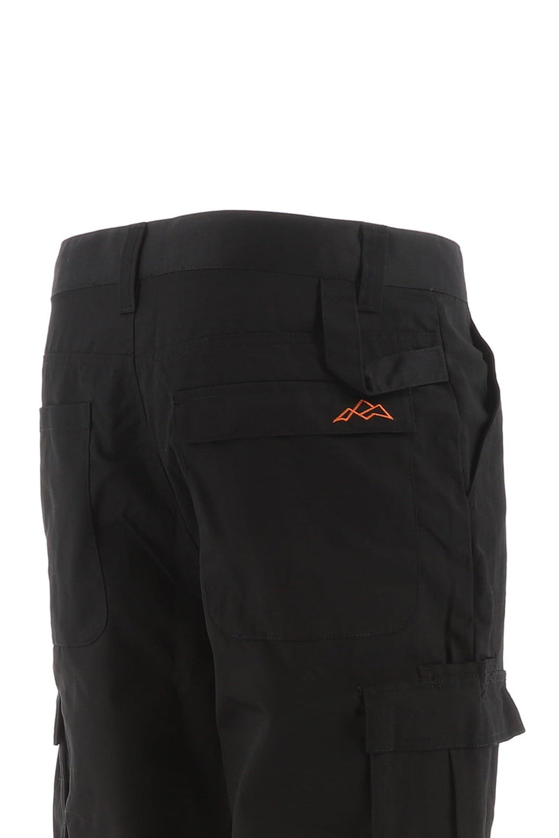 North Peak Workwear Vector Black Cargo Trousers