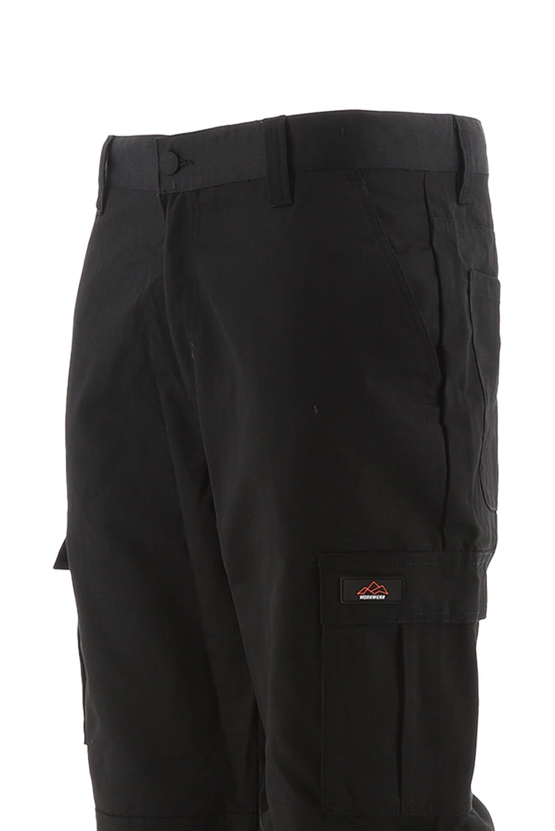 North Peak Workwear Vector Black Cargo Trousers