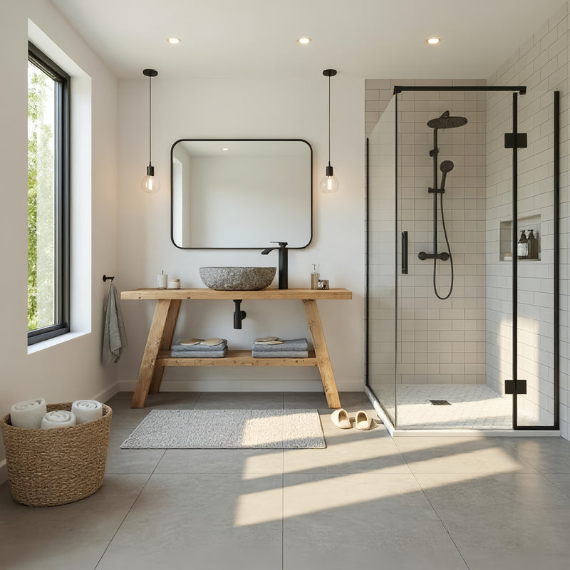 VERA Wooden Vanity and Shelf Storage | Tribe Joinery