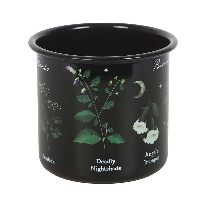 Gothic Gifts Poisonous Plants Enamel Mug