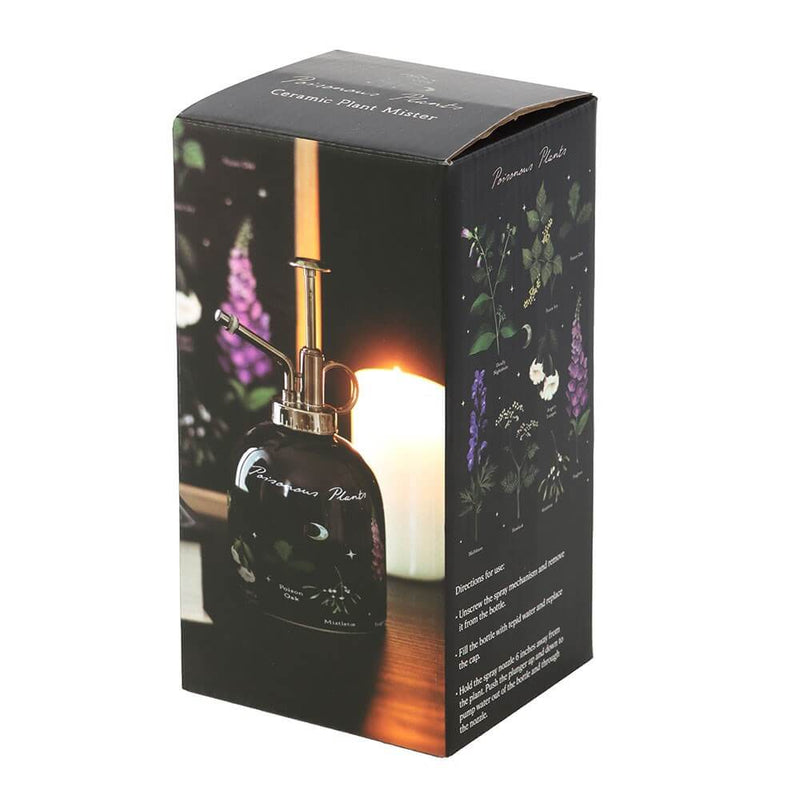 Gothic Gifts Poisonous Plants Ceramic Plant Mister