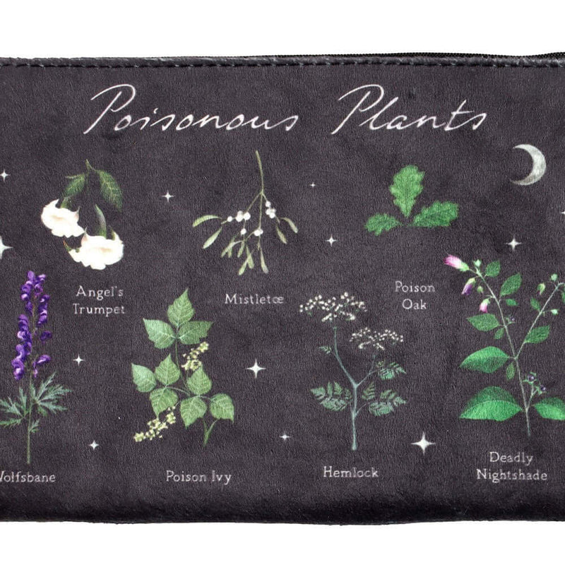 Gothic Gifts Poisonous  Plants Makeup Bag