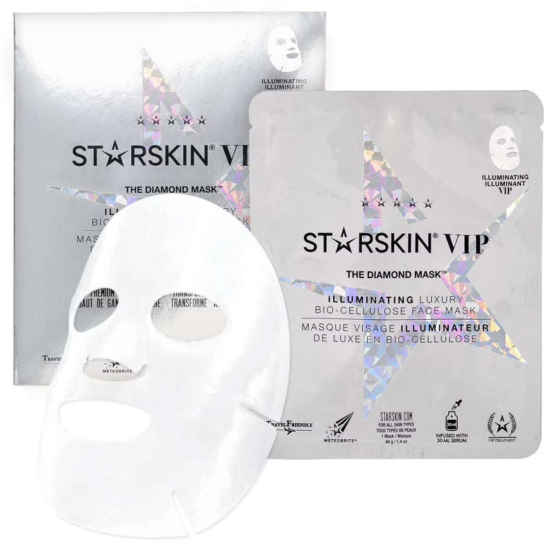STARSKIN VIP The Diamond Mask™ Illuminating Bio-Cellulose Face Mask