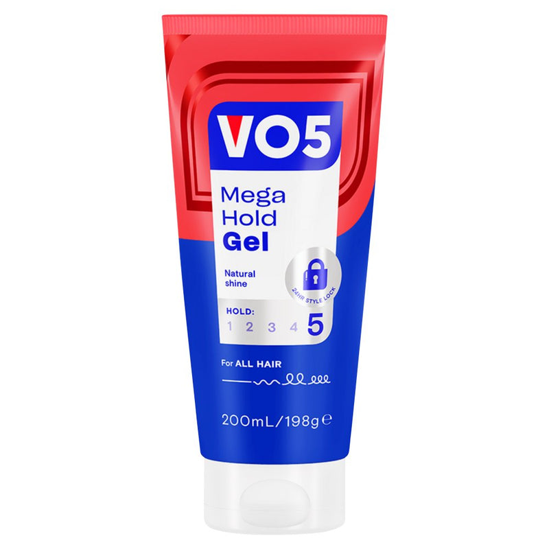 VO5 Mega Hold Styling Gel 200ml