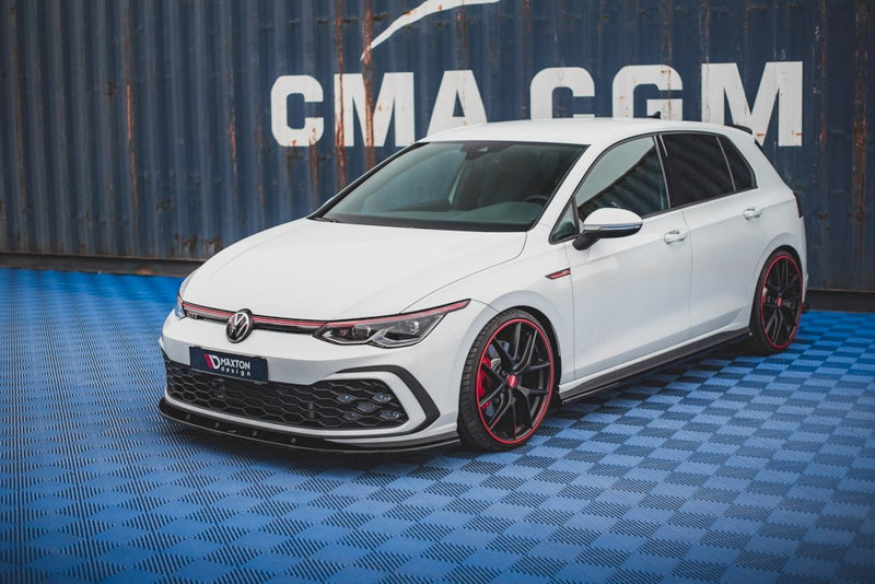 Maxton Design - FRONT SPLITTER V.1 VOLKSWAGEN GOLF GTI / GTE / R-LINE MK8