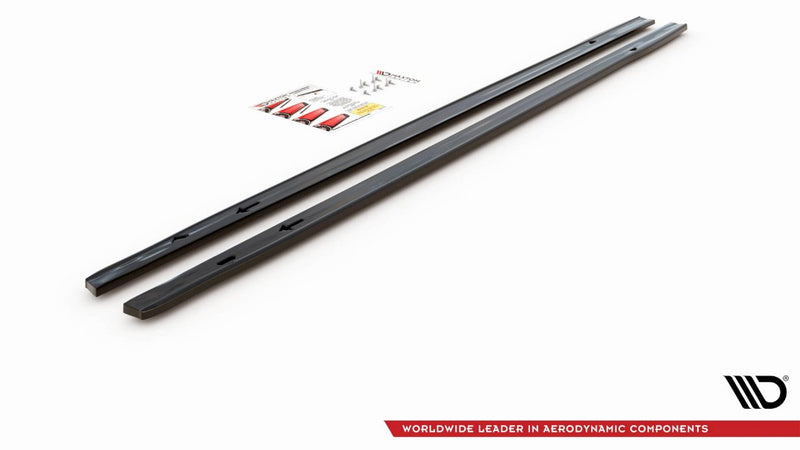 Maxton Design - SIDE SKIRTS DIFFUSERS V.1 VOLKSWAGEN GOLF GTI / GTE / GTI CLUBSPORT / R-LINE MK8