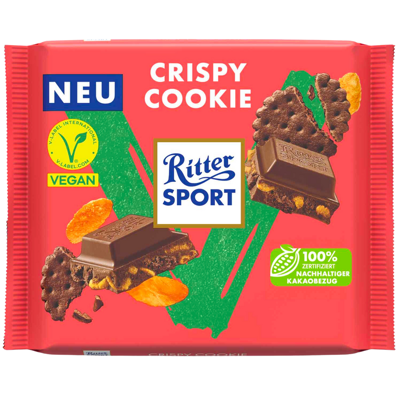 Ritter Sport Vegan Crispy Cookie | 100g