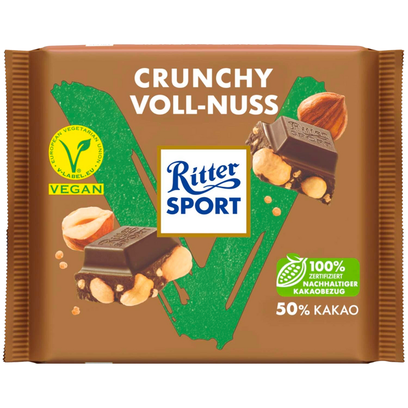 Ritter Sport Vegan Crunchy Hazelnut | 100g
