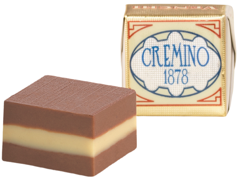 Venchi Cremino | 1878 Hazelnut & Almond Milk Chocolate Truffle Cubes