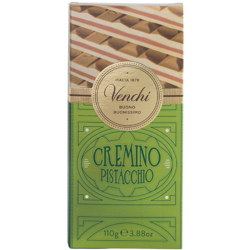 Venchi Cremino | Pistachio White Chocolate Bar | 110g