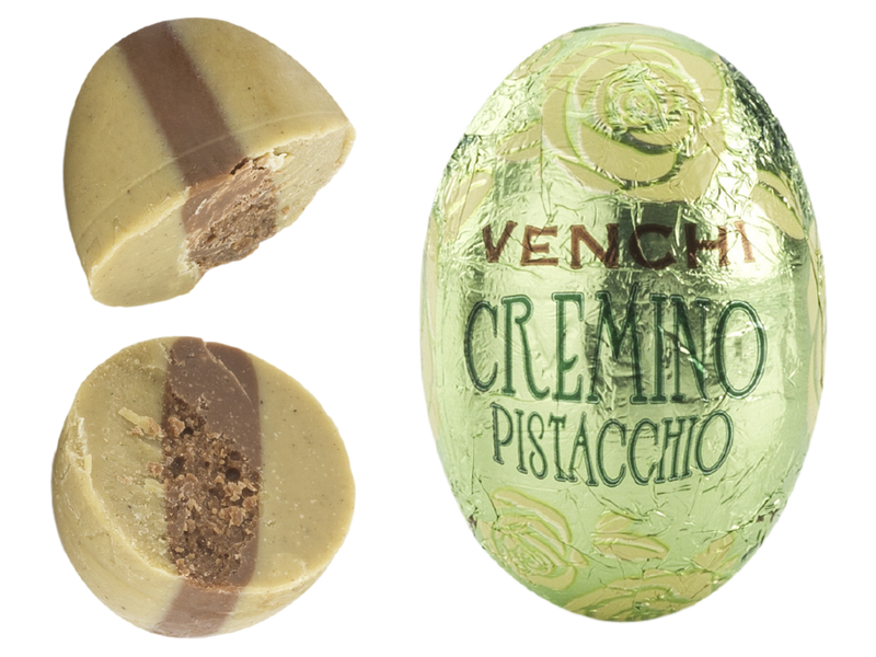 Venchi Eggs | Cremino Pistachio White Chocolate