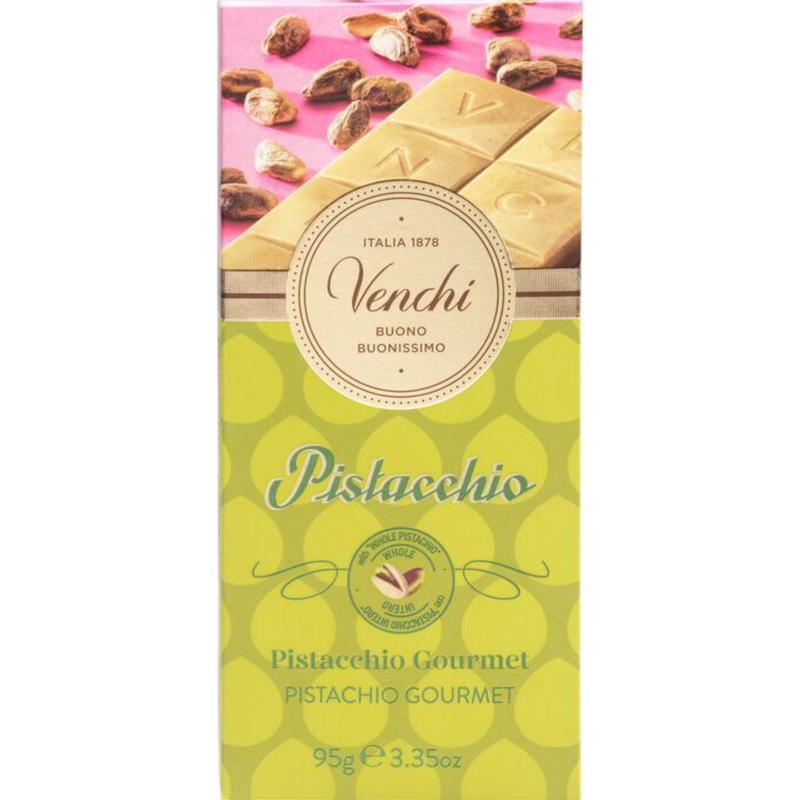 Venchi | Pistachio White Chocolate Bar | 95g