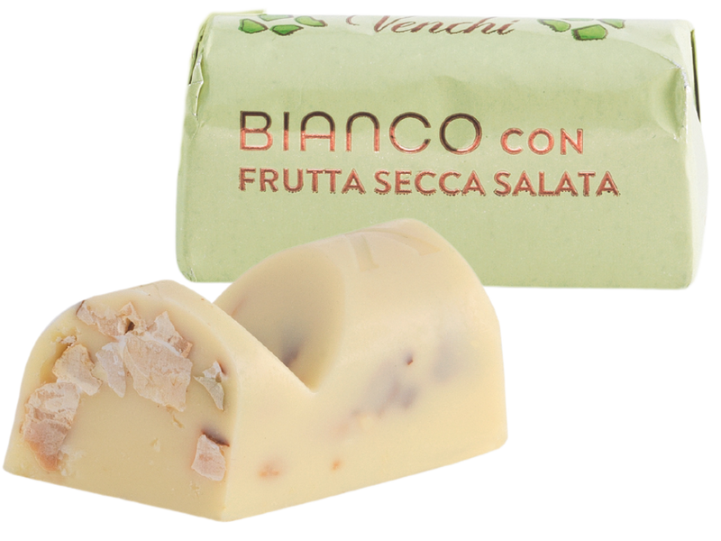 Venchi | Salted Nuts White Chocolate Ingots