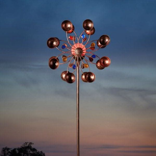 Venti Wind Spinner with Solar Crackle Ball
