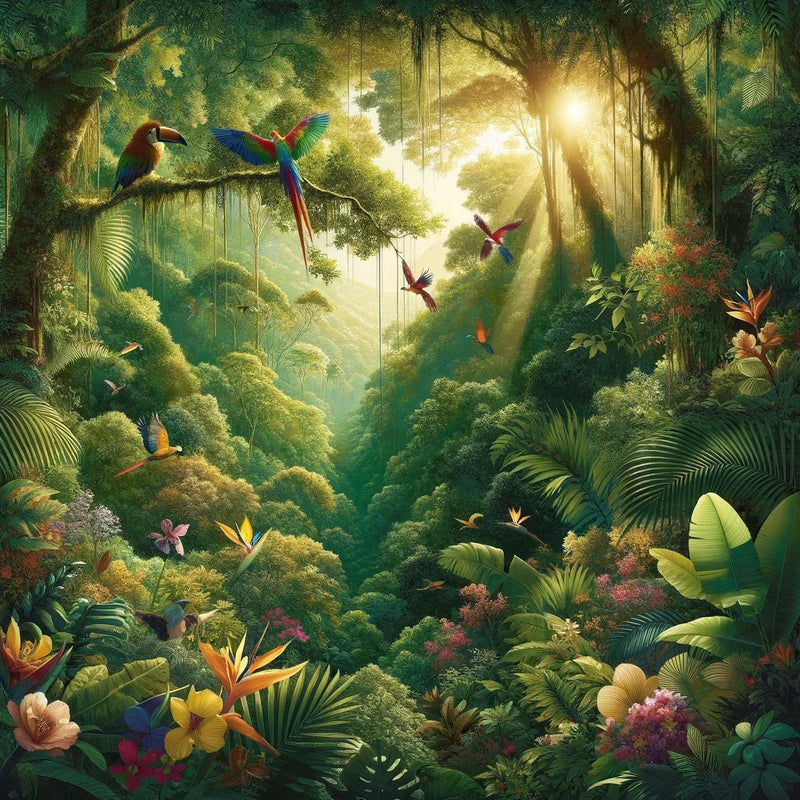 Verdant Canopy Canvas