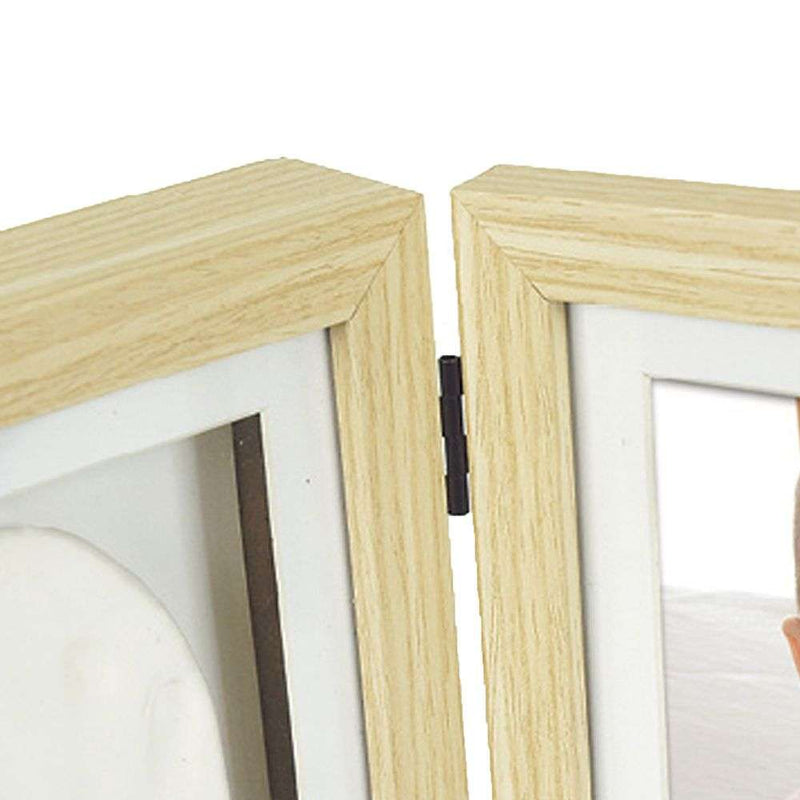 Baby Hand or Foot Impression Kit with Photo Frame 6x4 | Beech