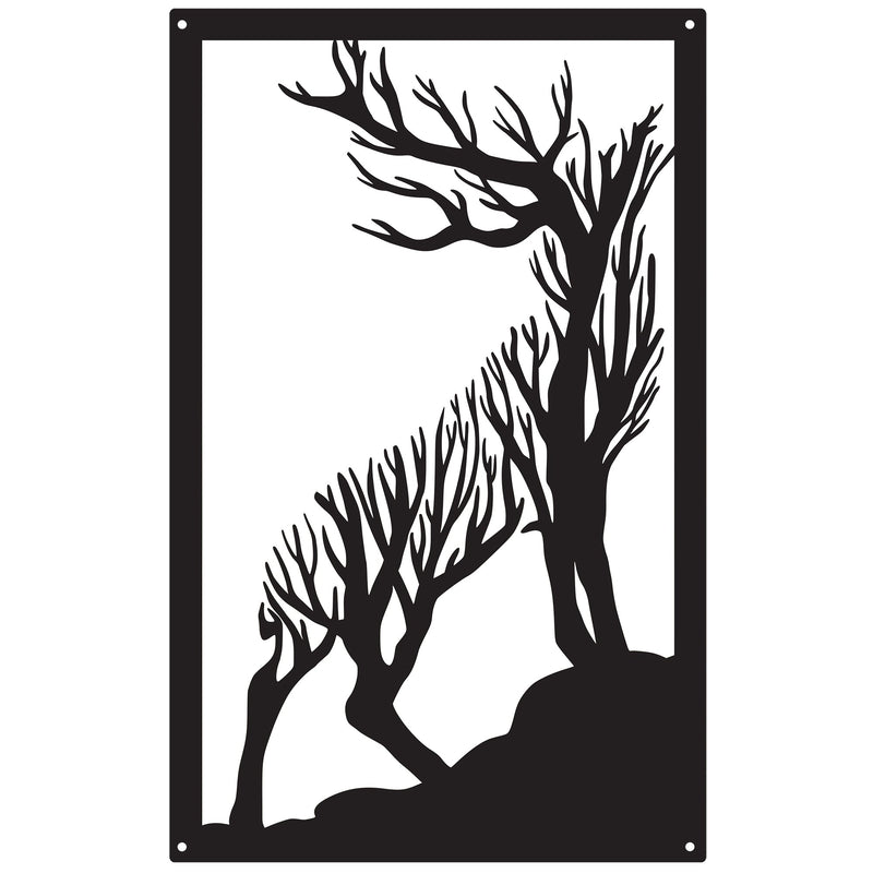 Roaring Stag Garden Mirror