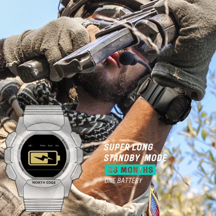NORTH EDGE AK Bluetooth Multi-function Smart Watch with LED Backlit, Support Incoming Call Reminder, Smart Stopwatch, Information Reminder, AK