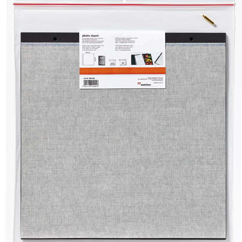 Refill Black Pages for Walther Premium Album JU312 JU512