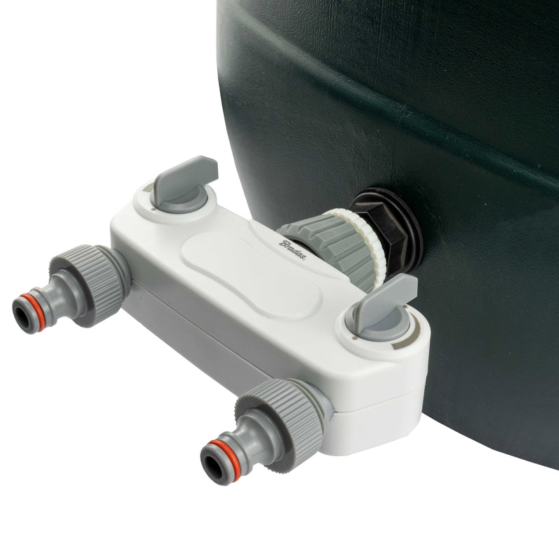 Water Butt Kit 3/4” BSP with WL 2-Way Valved Manifold