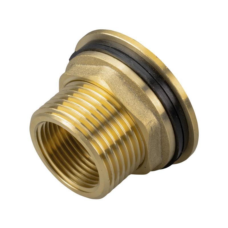 Water Butt Brass 3/4" BSP Male - 1/2" BSP Female and Drill Bit