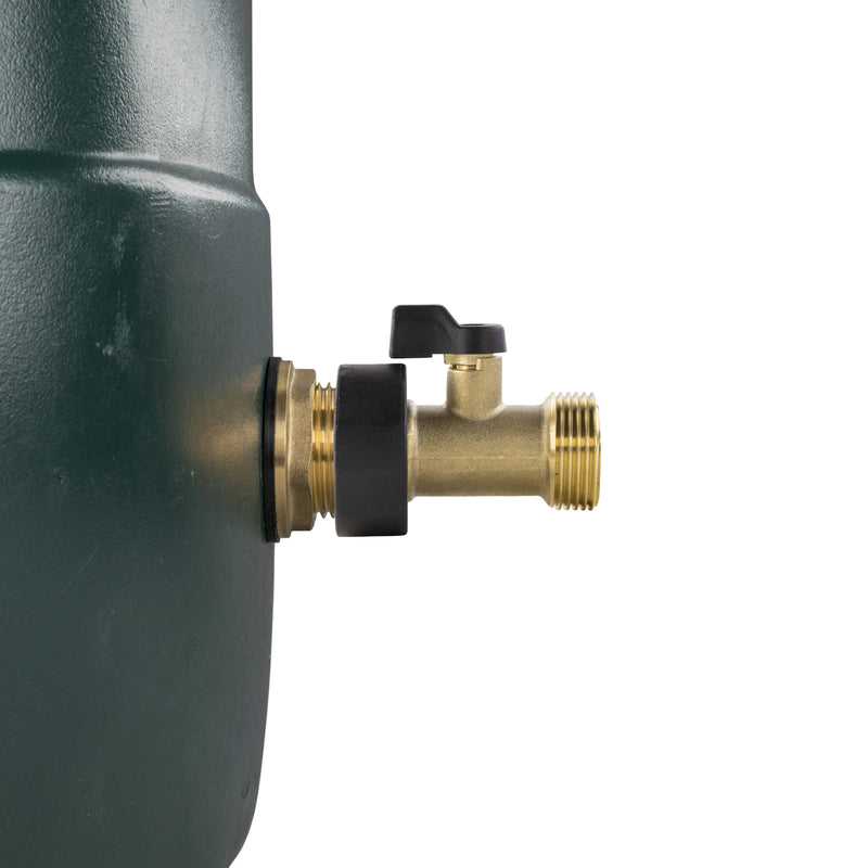Water Butt Brass Kit 3/4" with Brass Valve