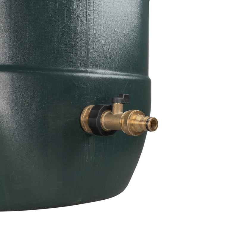 Water Butt Brass Kit 3/4" with Brass Valve + Quick Connect