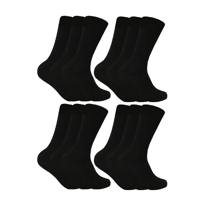 Mens Winter Warm Wool Blend Hiking Socks for Boots (Multipack Options)