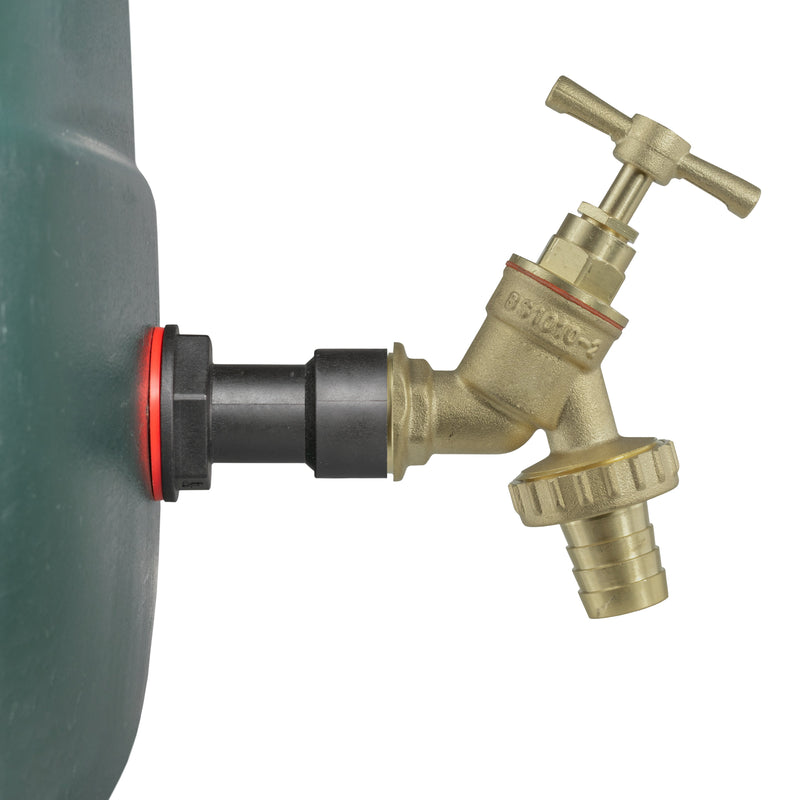 Water Butt Extension Kit 1/2" with Brass Barbed Tap