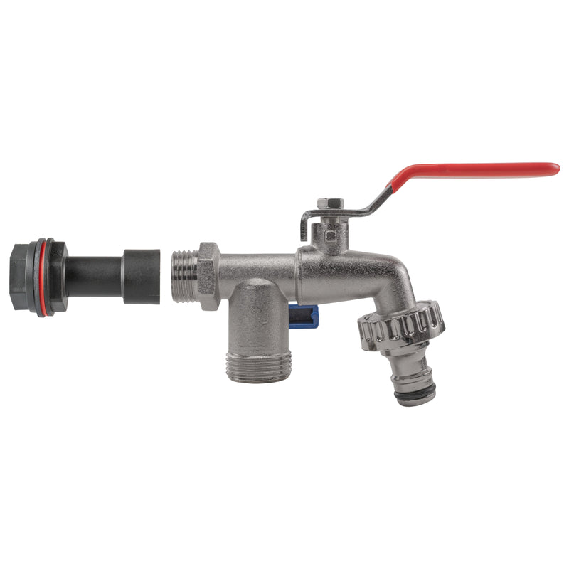 Water Butt Extension Kit 1/2" with Double Tap
