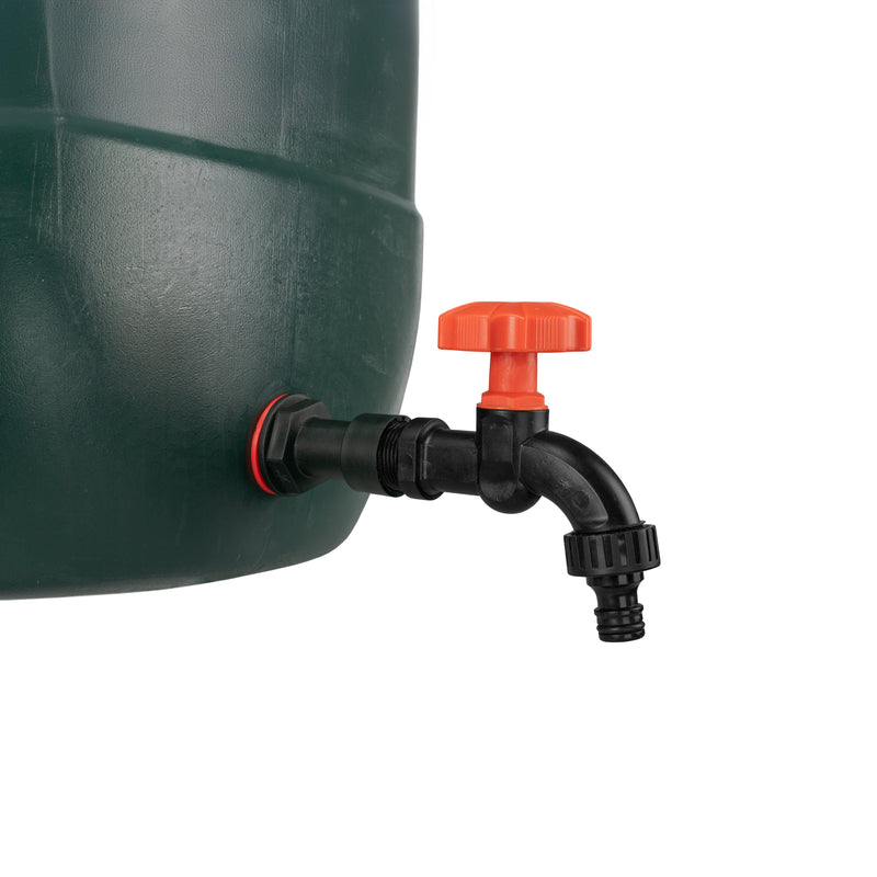 Water Butt Extension Kit 1/2" with Black Dial Tap