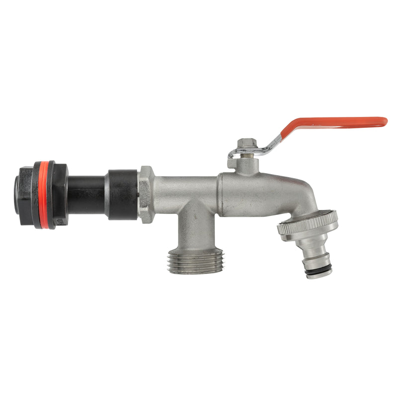 Water Butt Extension Kit 3/4" with Double Tap and Drill Bit