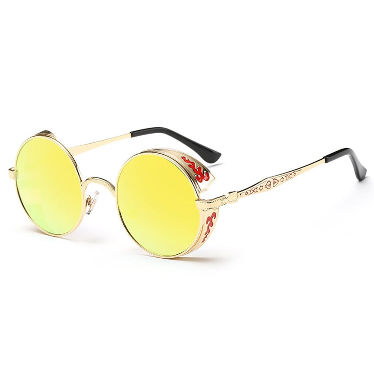 Retro Carved Round Sunglasses, Sunglasses#silver frame gray sheet, Sunglasses#silver frame white mercury, Sunglasses#rimmed gray tablets, Sunglasses#Tyrant gold box gold, Sunglasses#Gold frame gray sheet, Sunglasses#Gold frame red film...