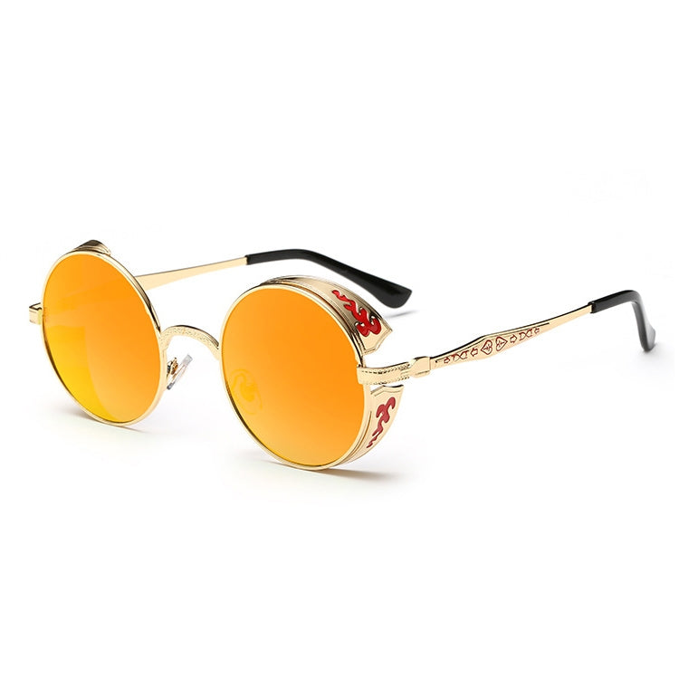 Retro Carved Round Sunglasses, Sunglasses#silver frame gray sheet, Sunglasses#silver frame white mercury, Sunglasses#rimmed gray tablets, Sunglasses#Tyrant gold box gold, Sunglasses#Gold frame gray sheet, Sunglasses#Gold frame red film...