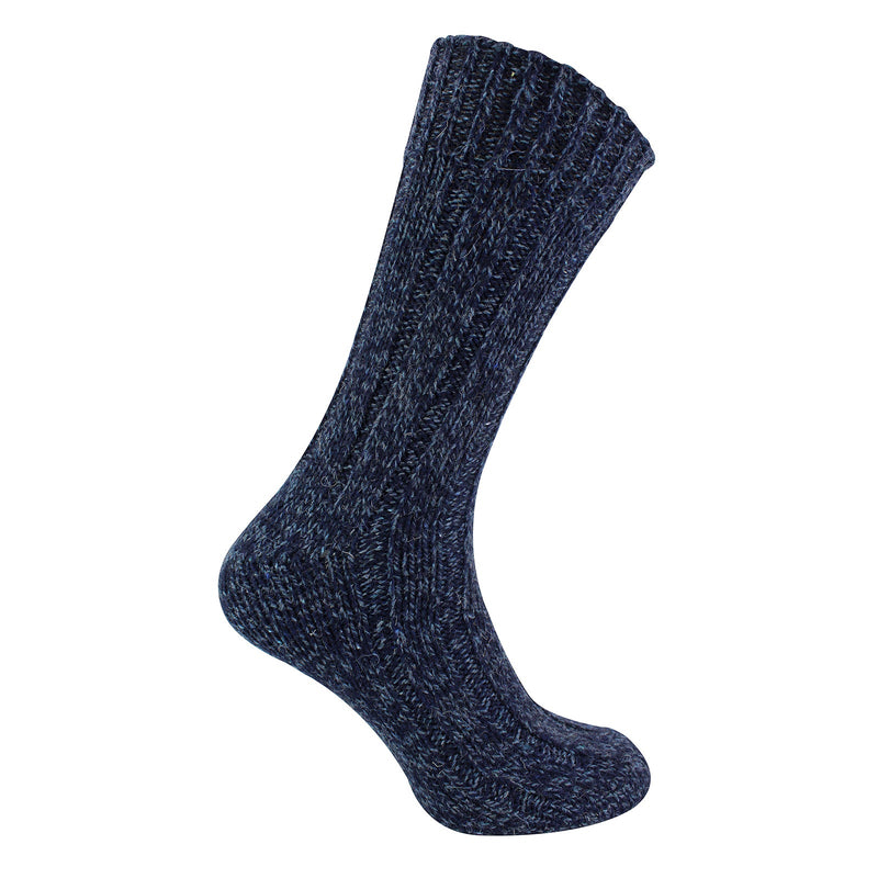 3 Pack Mens Warm Ribbed Knitted Wool Work Boot Socks