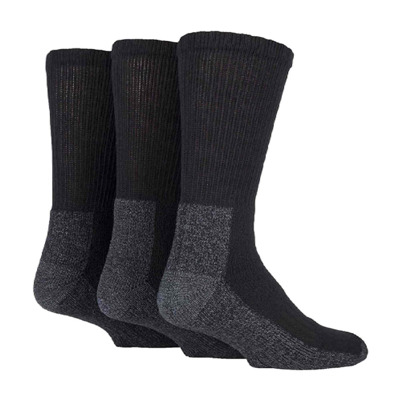 3 Pack Mens Heavy Duty Work Socks for Steel Toe Boots