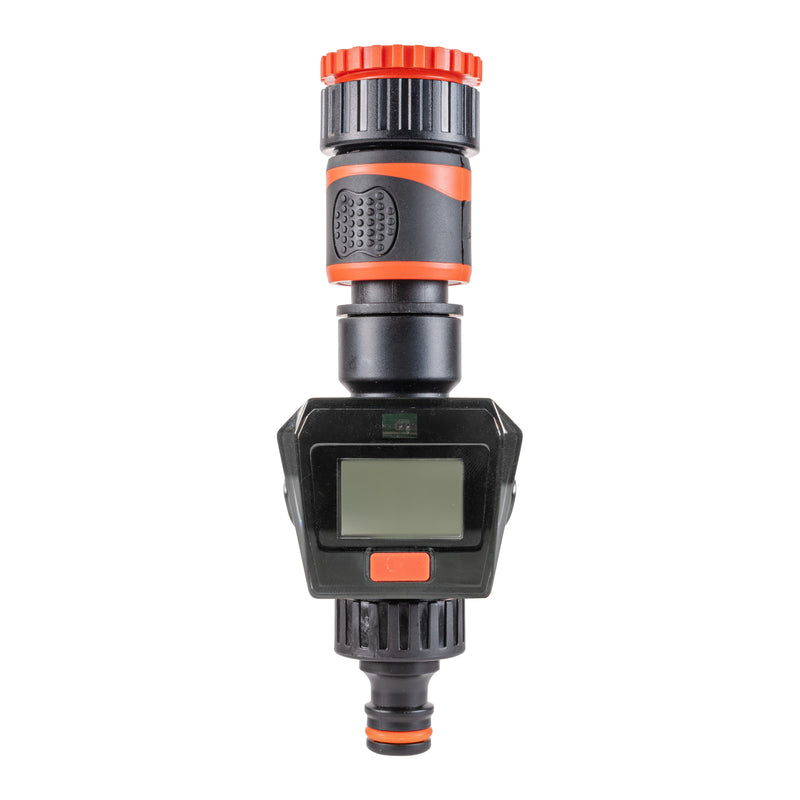 Water Flow Meter Black/Orange