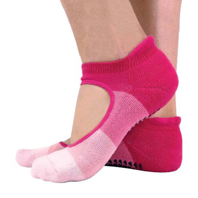 2 Pack Ladies Non Slip Grip Low Cut Invisible Pilates Yoga Socks