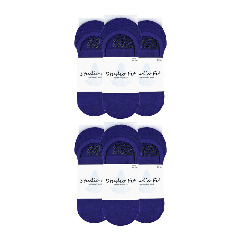 Ladies Cotton Non Slip Yoga Socks with Straps (Multipack Options)