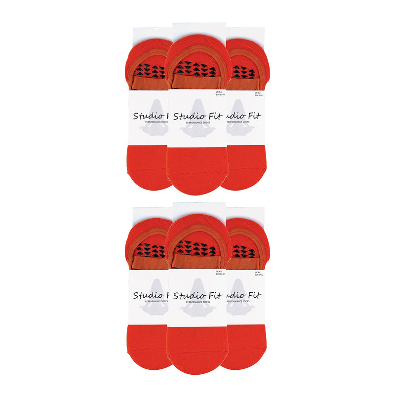 Ladies Cotton Non Slip Yoga Socks with Straps (Multipack Options)