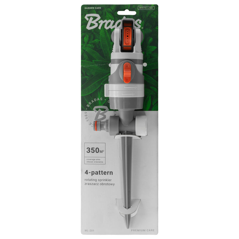 4 - Pattern Gear Drive Sprinkler White Line