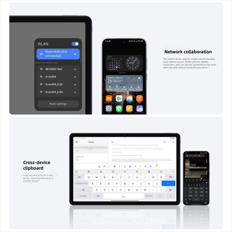 REDMI Pad 2 11 inch, 6GB+256GB, HyperOS 2, MediaTek G100-Ultra Octa Core CPU, 6GB+128GB