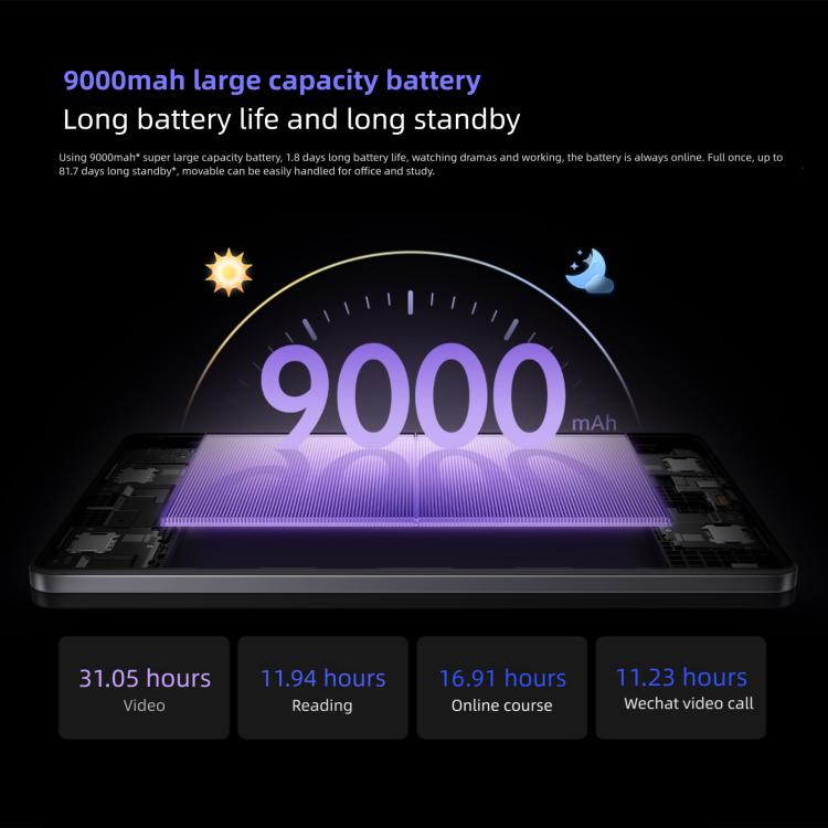 REDMI Pad 2 11 inch Tablet PC, Soft Light Edition 8GB+128GB, HyperOS 2, MediaTek G100-Ultra Octa Core CPU, Soft Light Edition 8GB+128GB