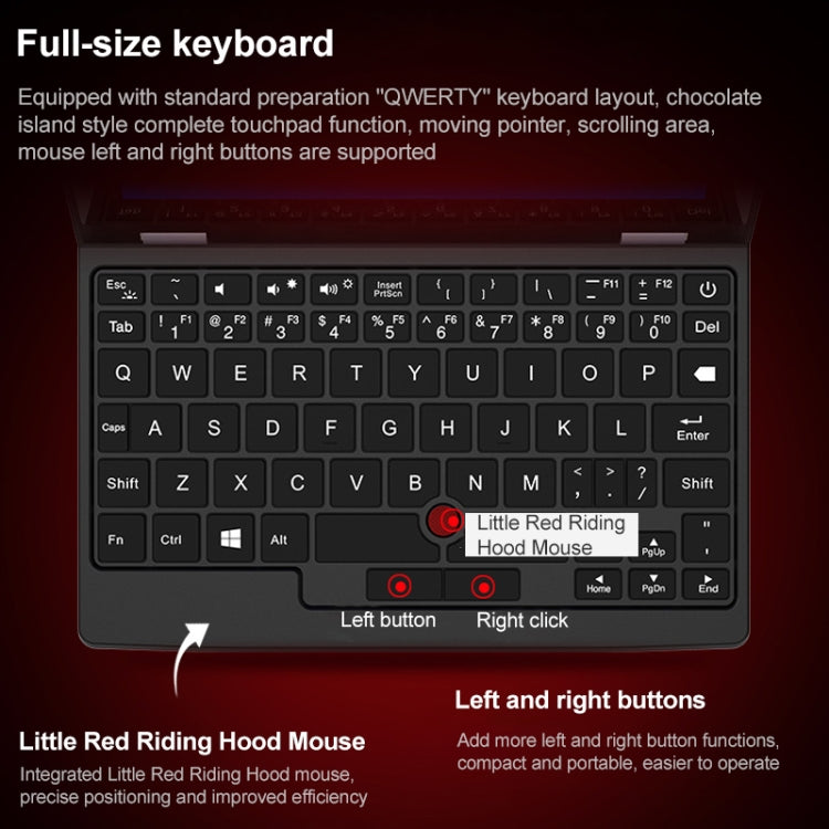 Windows 10 Intel Celeron N4000 Dual Core up to 2.6GHz, Support Dual Band WiFi & BT & TF Card, 12GB+128GB