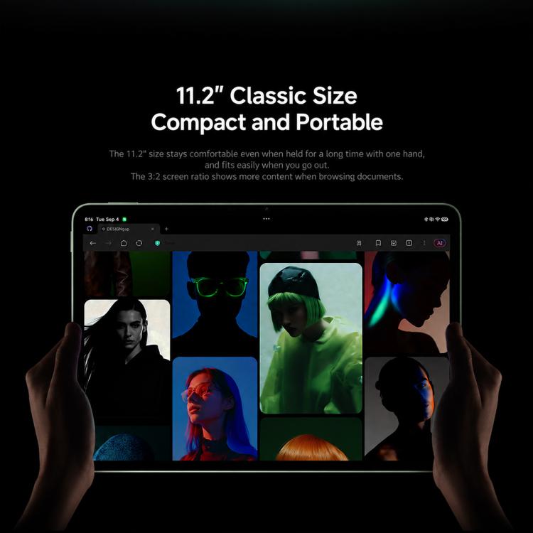 Xiaomi Pad 9 11.2 inch Soft Light Screen, 8GB+256GB, HyperOS 4.0 Qualcomm Snapdragon 8s Gen4 Octa Core, 8GB+256GB Soft Light